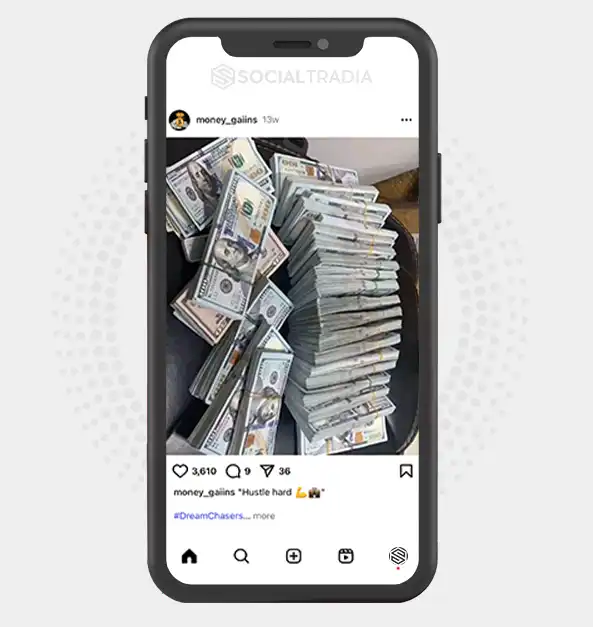 buy Instagram account money_gaiins (2.1 k Followers)