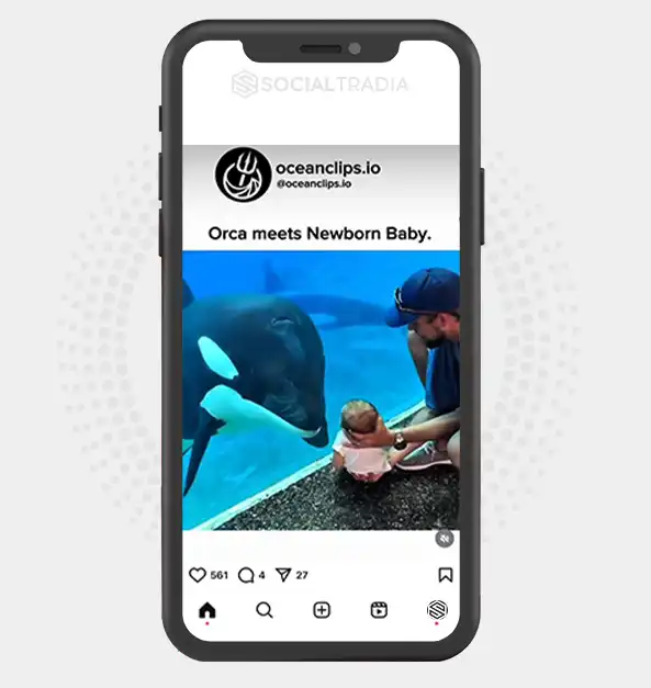 buy Instagram account Ocean Blue (5 k Followers)