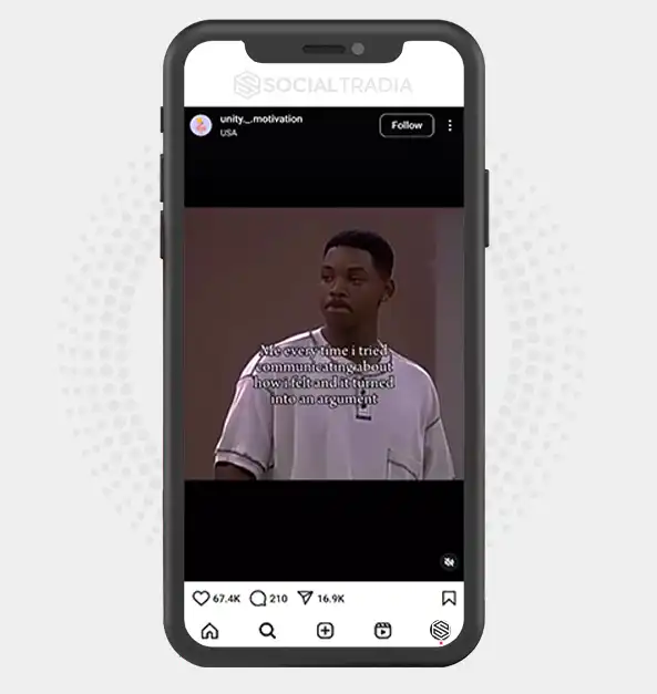 buy Instagram account unity._.motivation (2 k Followers)