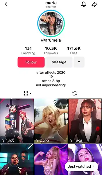 visit user profile