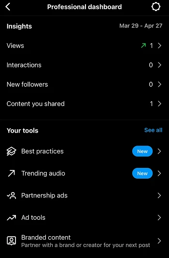 Instagram engagement metrics