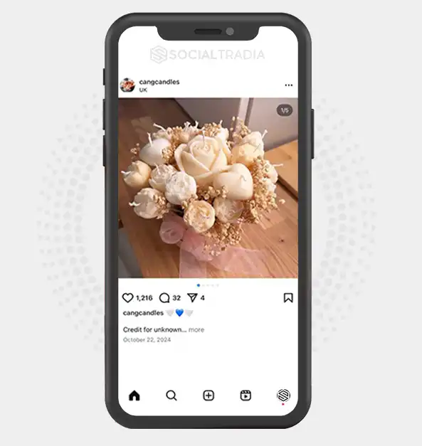 buy Instagram account cangcandles (2 k Followers)