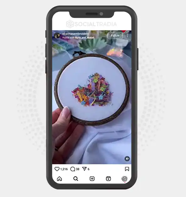 buy Instagram account ebannasembroidery (2 k Followers)