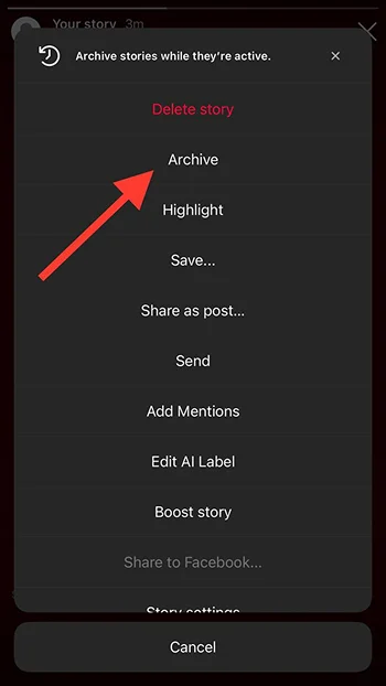 go to archive section
