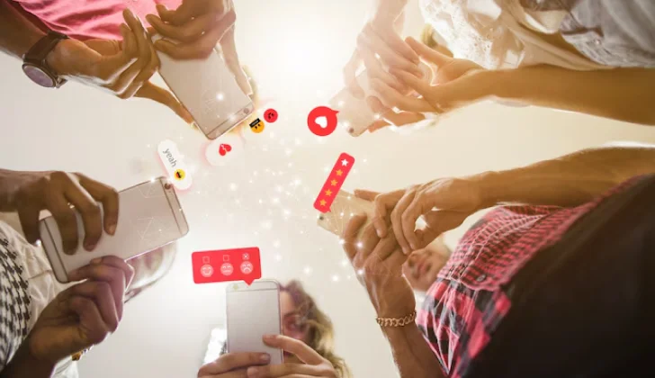 a group of people commenting on social media