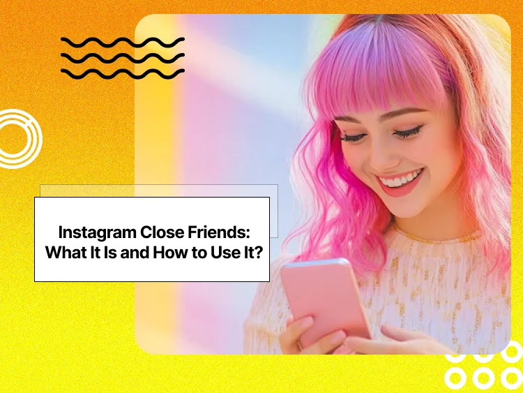a girl checking phone looking Happy
