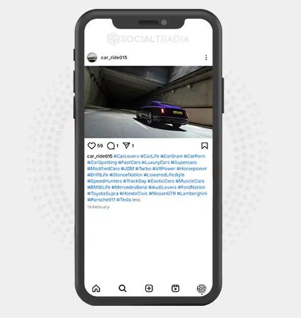 buy Instagram account car_ride015 (2 k Followers)