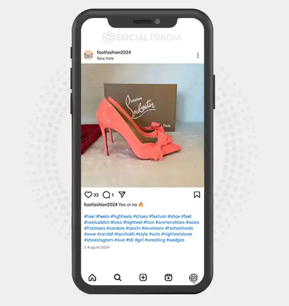 buy Instagram account footfashion2024 (2 k Followers)