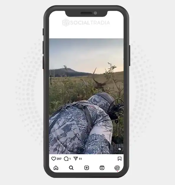 buy Instagram account HunterGroup (2.1 k Followers)
