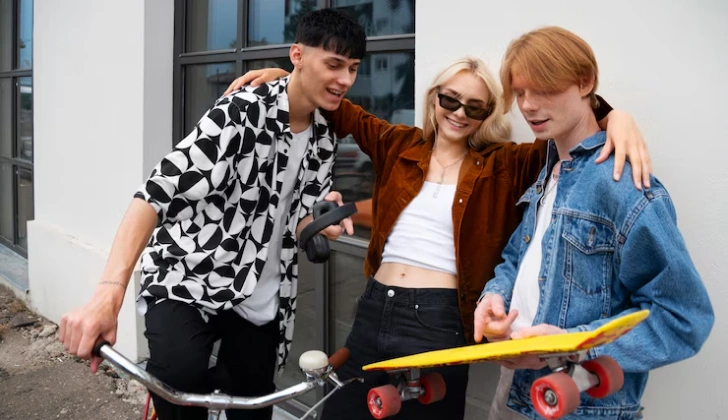 some Gen Z friends hanging out