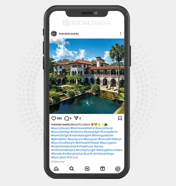 buy Instagram account mansion.works (2.6 k Followers)