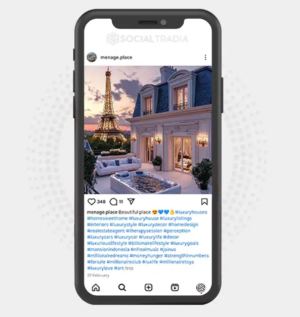 buy Instagram account menage.place (2 k Followers)