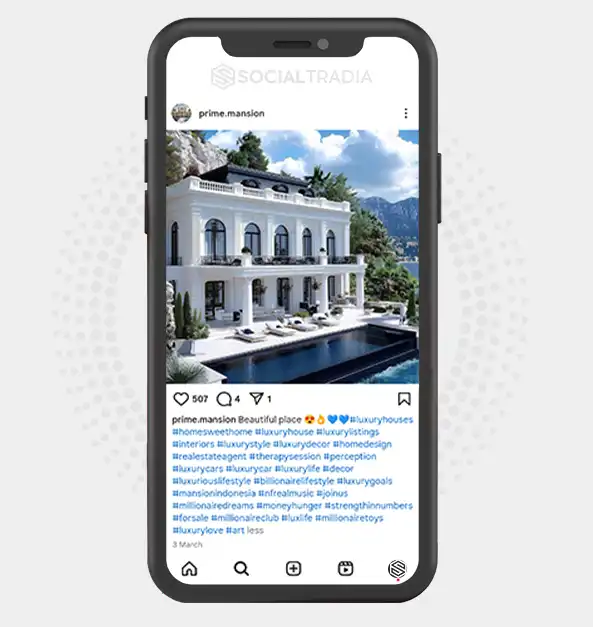 buy Instagram account prime.mansion (2 k Followers)