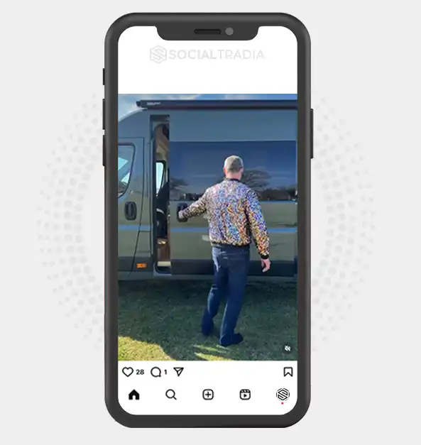 Instagram account Van Adventure (90.1 k Followers)