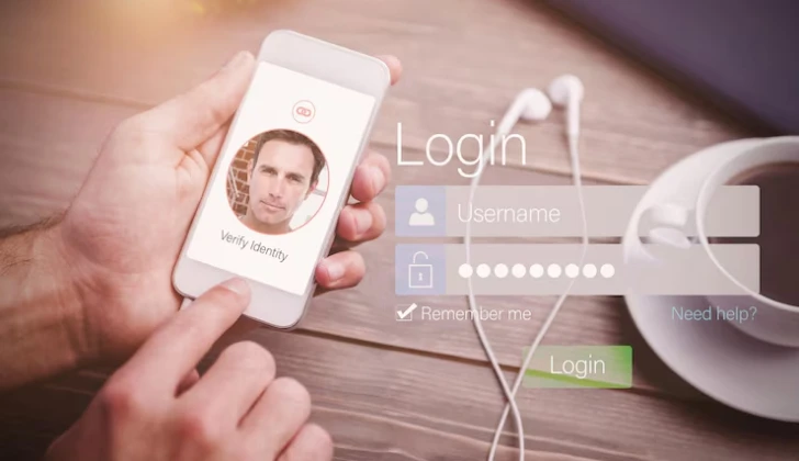 a person login into websites