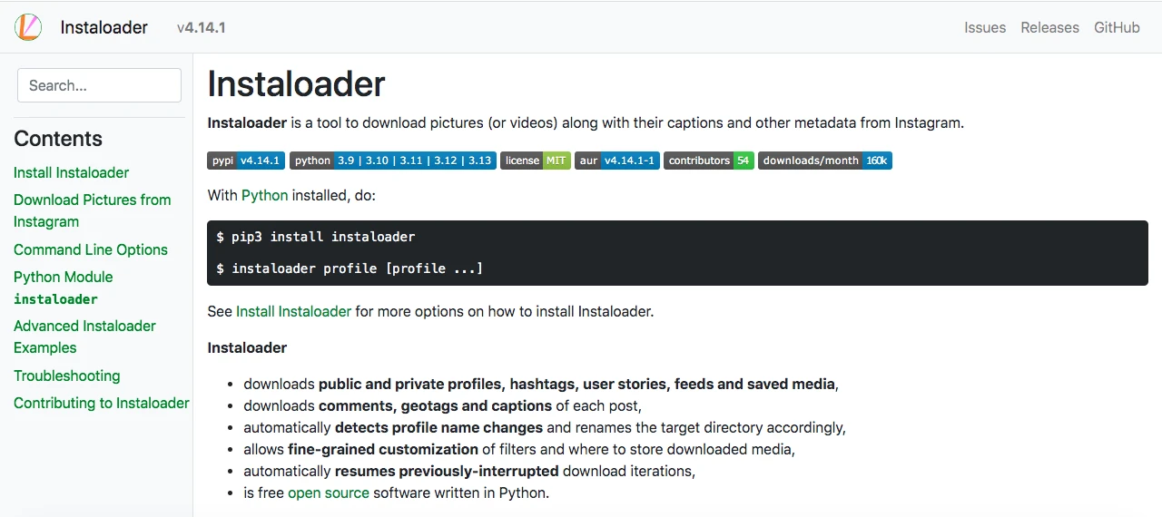 Instaloader