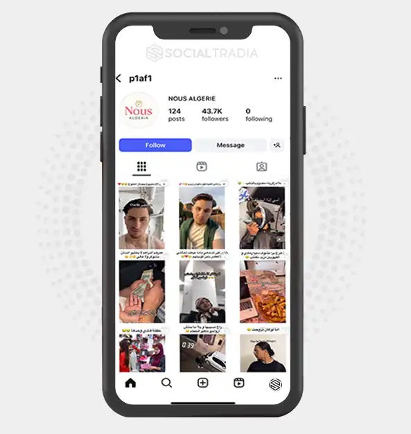 buy Instagram account P1af1 (43.7 k Followers)