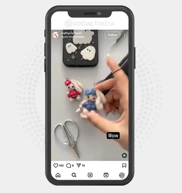 buy Instagram account craftycrafters1 (2 k Followers)