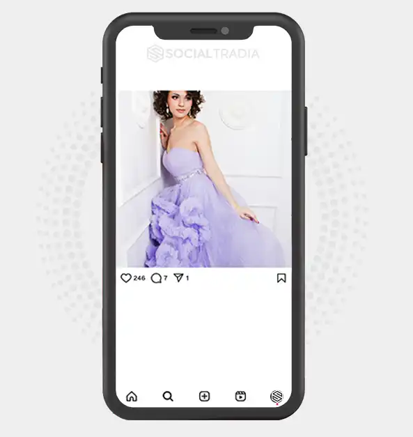 buy Instagram account GlamGals (2.1 k Followers)