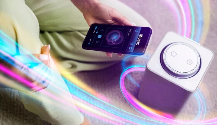 listening to music with a Speaker