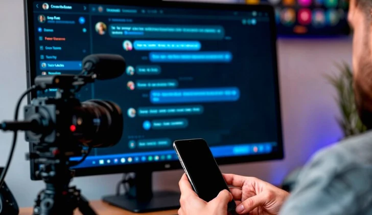 a Youtuber working behind his system