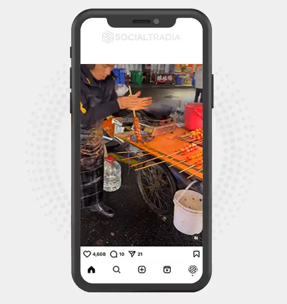 buy Instagram account thefoodcracks (3.3 k Followers)
