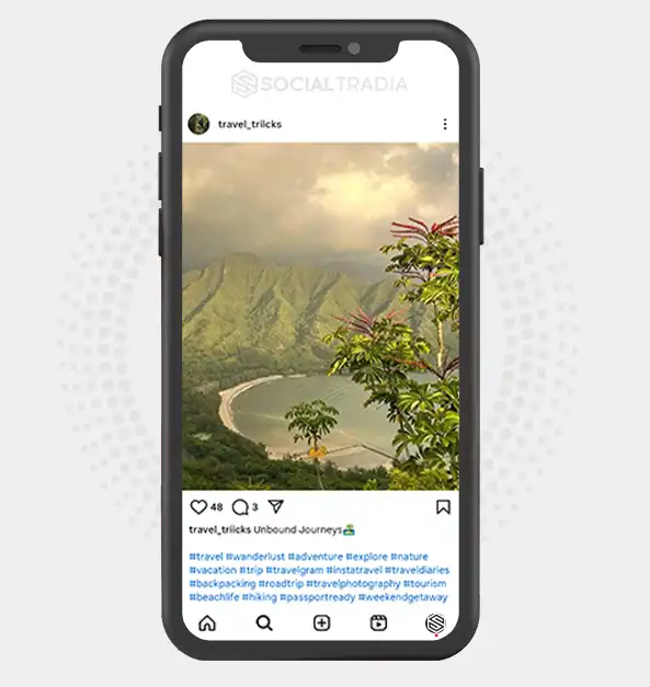 buy Instagram account travel_triicks (2 k Followers)