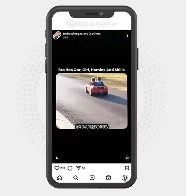 buy Instagram account turbotalesga (2 k Followers)