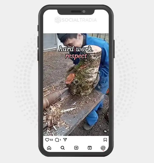 buy Instagram account Wood Designer (2.1 k Followers)