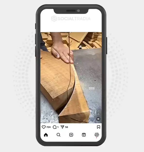 buy Instagram account Wooden Creation (146 k Followers)