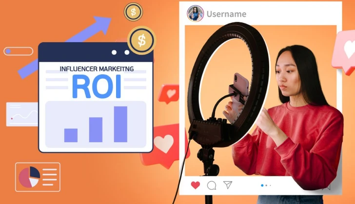 an influencer with her ROI