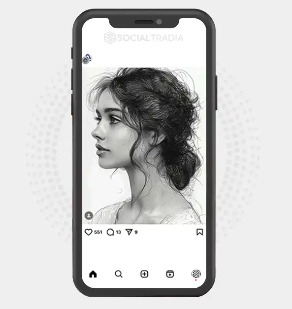 buy Instagram account Art Frame (2.1 k Followers)