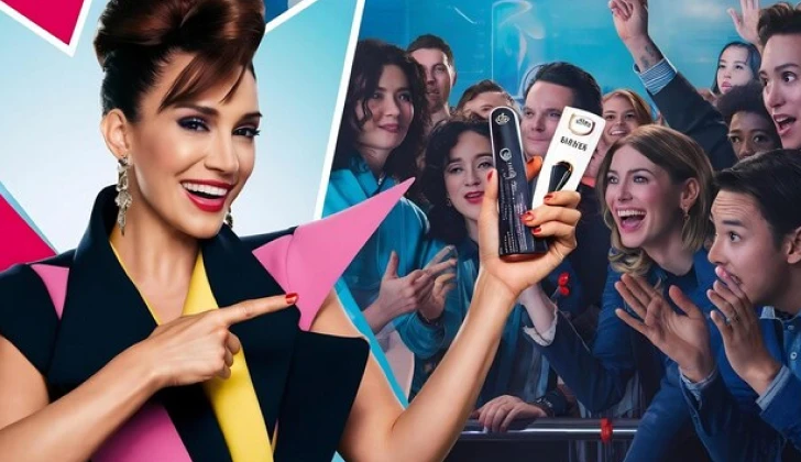 an influencer advertising for a product