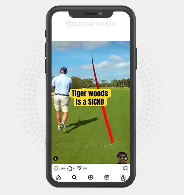 buy Instagram account golf.glory13 (3.9 k Followers)
