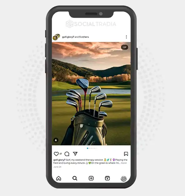 buy Instagram account golf.glory9 (2.3 k Followers)