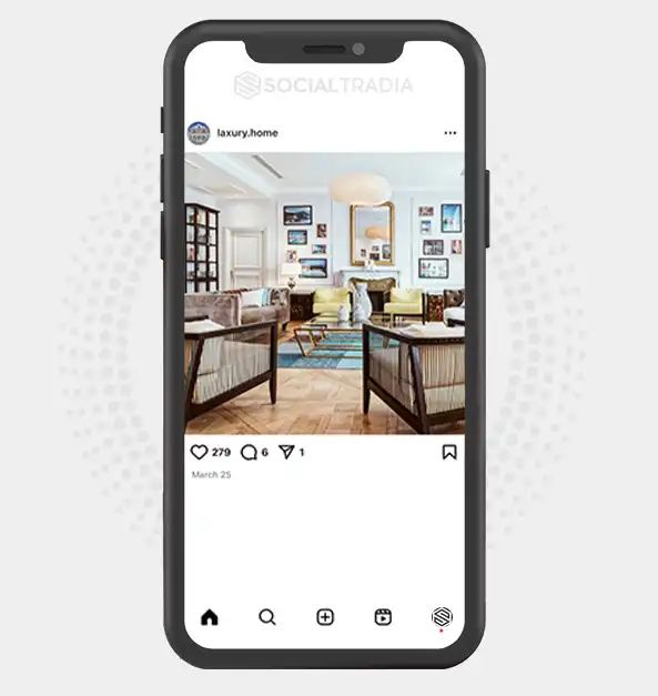 buy Instagram account laxury.home (2.2 k Followers)