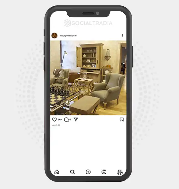 buy Instagram account luxuryinterior16 (2.1 k Followers)
