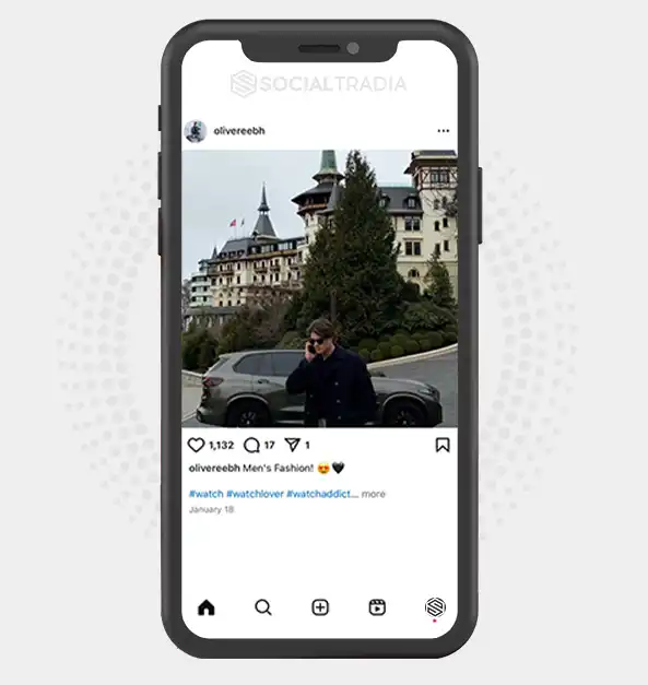 buy Instagram account olivereebh (2 k Followers)