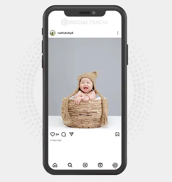 buy Instagram account radhubaby8 (2 k Followers)