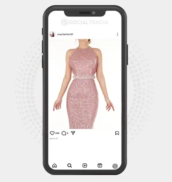 buy Instagram account rosy.fashion131 (2 k Followers)