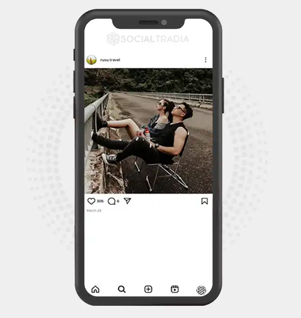 buy Instagram account rusu.travel (2.1 k Followers)