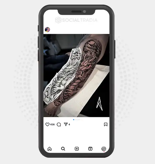 buy Instagram account Tattoo Project (43.8 k Followers)