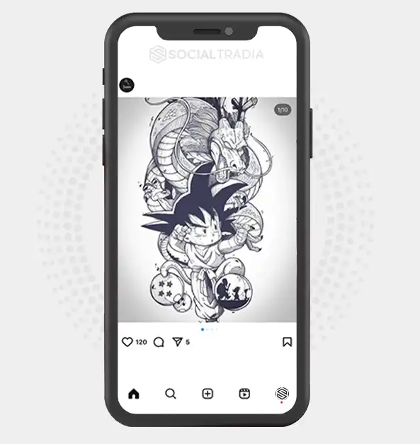 buy Instagram account TattooBlack (45.6 k Followers)