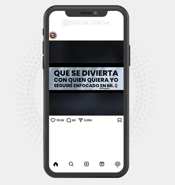 Instagram account Text People (238 k Followers)