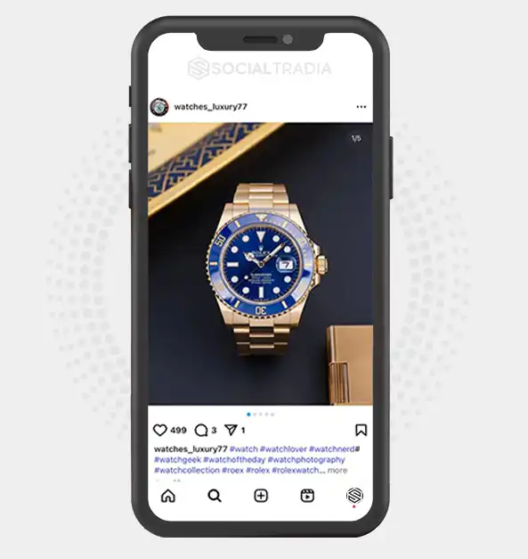 buy Instagram account watches_luxury77 (2.1 k Followers)