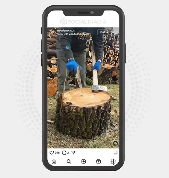 buy Instagram account woodenstatus (2 k Followers)