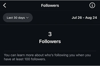 check followers status