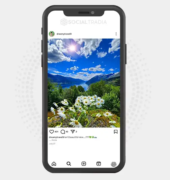 buy Instagram account dreamytravel9 (2 k Followers)