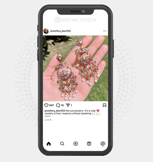 buy Instagram account jewellery_box555 (2.1 k Followers)
