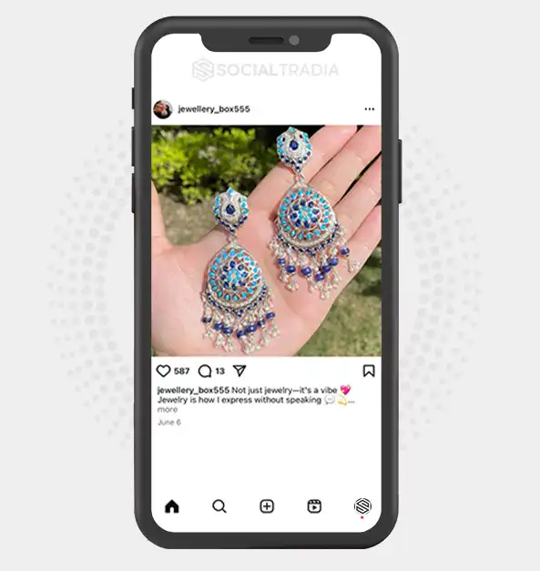 buy Instagram account jewellery_box555 (2.1 k Followers)